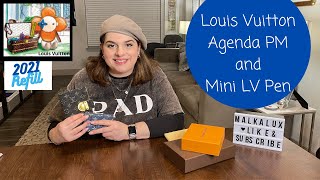 Louis Vuitton Agenda PM and Pen Review and Refill reveal 