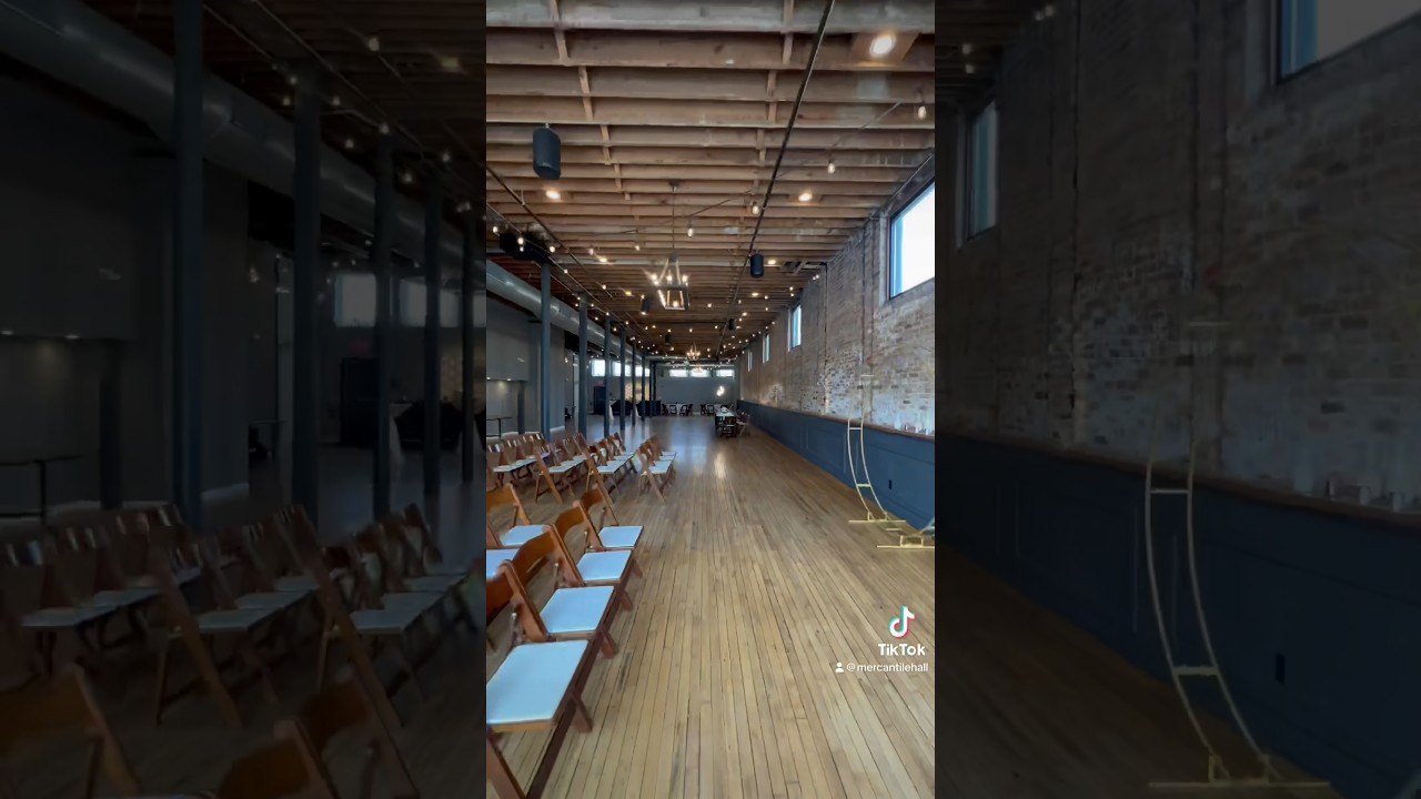 We’re Mercantile Hall, an urban-style wedding venue✨ Book a tour today, link in bio. 