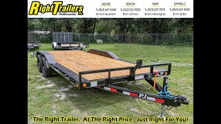 45166 7X20 PJ Trailers 5 in. Channel Buggy Hauler (B5) Equipment Trailer