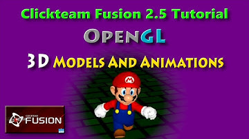 3D Models And Animations OpenGL Example For Clickteam Fusion 2.5