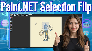 Een selectie omdraaien in Paint.Net | Specifieke afbeeldingsonderdelen spiegelen (2025)