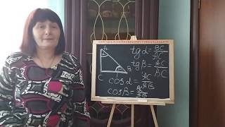 Тригонометричні функції геометрія 8 клас