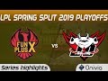 FPX vs JDG Highlights All Games LPL Spring 2019 Playoffs FunPlus Phoenix vs JD Gaming LPL Highlights