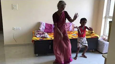 Aaluma Doluma - aaji and baby