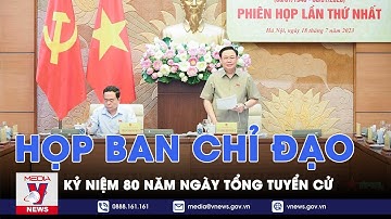 Họp Ban Chỉ đạo Kỷ niệm 80 năm Ngày Tổng tuyển cử - VNEWS