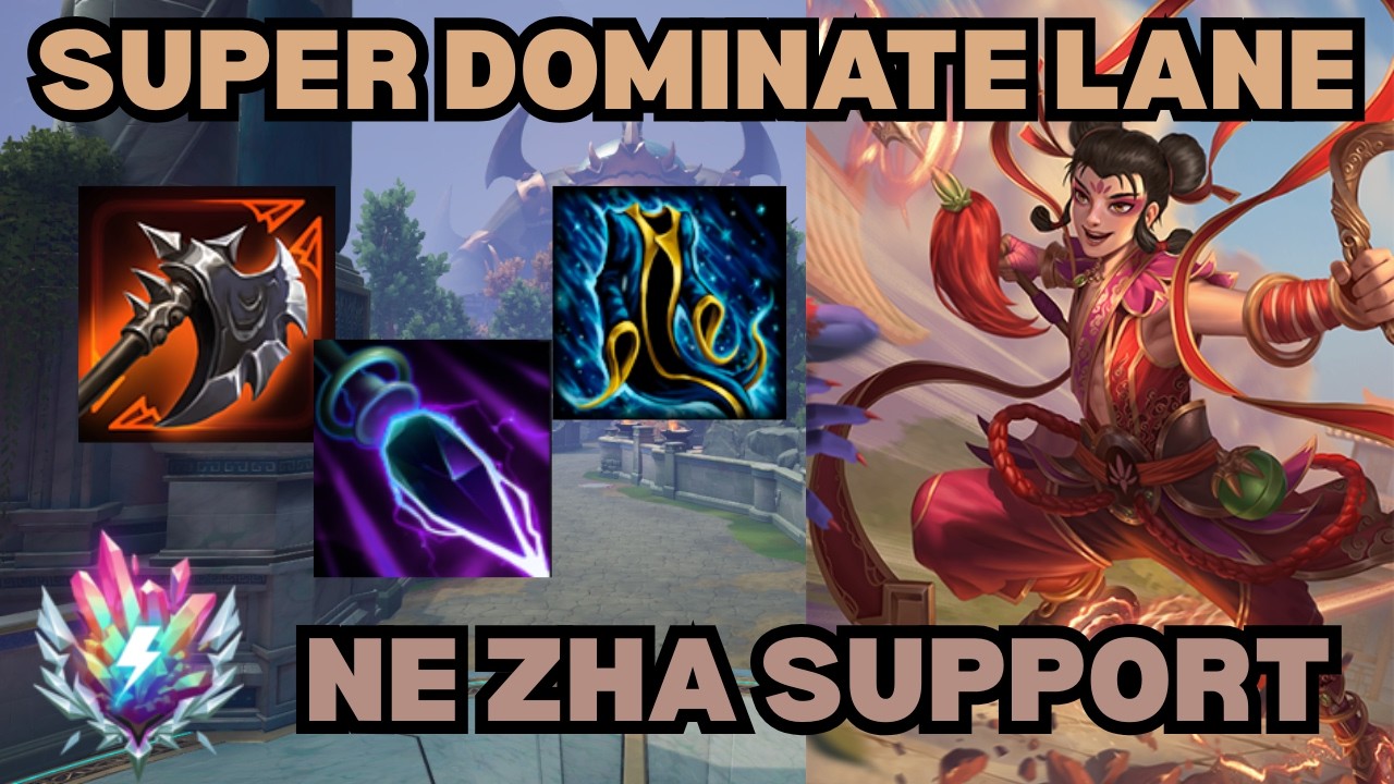 HOW TO SUPER DOMINATE LANE - Ne zha Support Smite 2 Gameplay