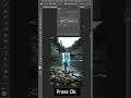 Add glow water effect in Photoshop #tips #photoshop