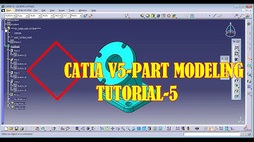 CATIA V5||tutorial-3|Part modeling (RIB,PAD,SLOT,CONSTRAIN SKETCH)