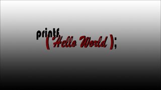 HELLO WORLD - printf in C++