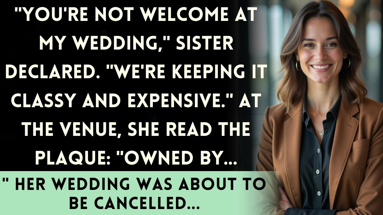 They Banned Me From The Wedding—Then Saw My Face On The Venue's 'Owner' Plaque