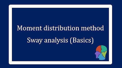 Learn moment distribution method with sway (Absolute basics)