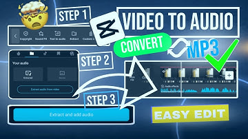 extract the audio in the editor and then export it as an audio-only file, typically an MP3. //#edit 