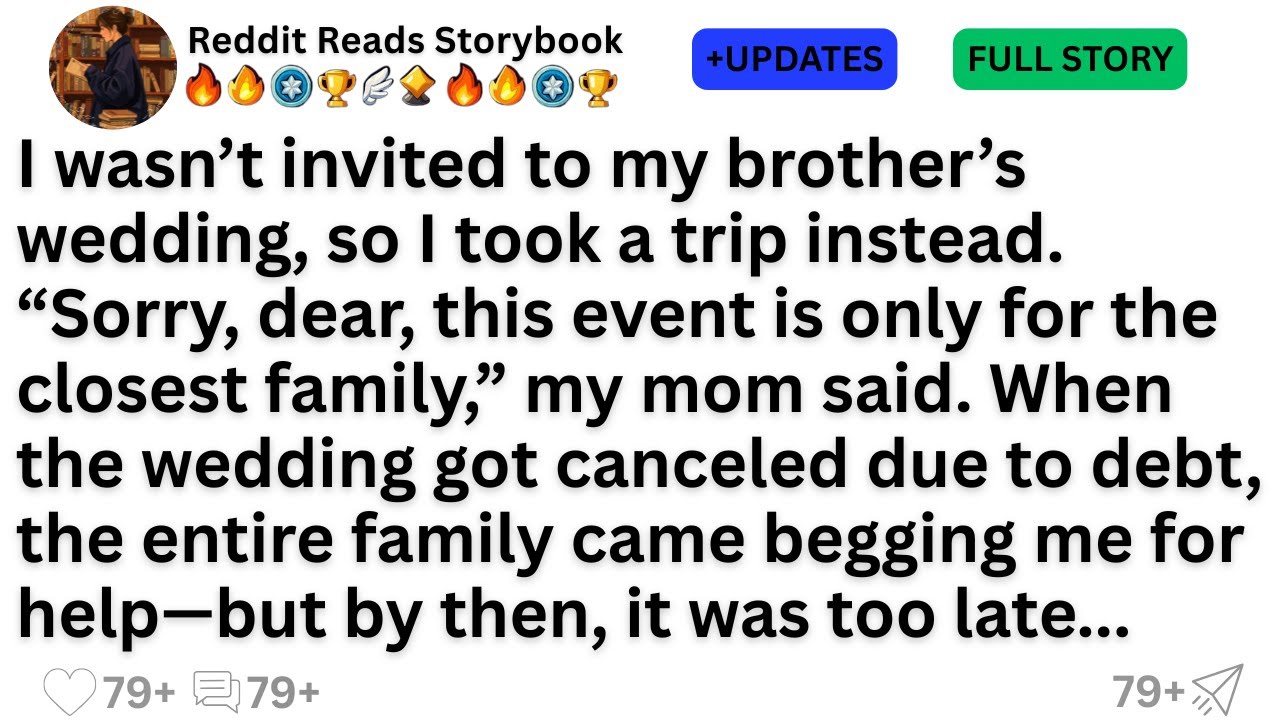 I wasn’t invited to my brother’s wedding, so I took a trip instead. “Sorry, dear, this event is...