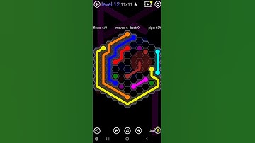 How To Solve Flow Free Hexes 11x11 Mania Level 12 Board Walk Through Solution Walkthrough
