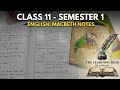 WBBSE BOARD Class 11 English | Macbeth Notes & Summary | Semester 1 New Syllabus 2026 🎯