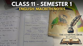 WBBSE BOARD Class 11 English | Macbeth Notes &amp; Summary | Semester 1 New Syllabus 2026 🎯