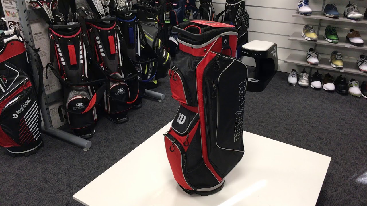 Wilson Prostaff Cart Bag - GolfDiscounter.nl - YouTube