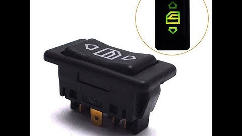 Cách nối dây công tắc lên kính đảo chiều động cơ có led