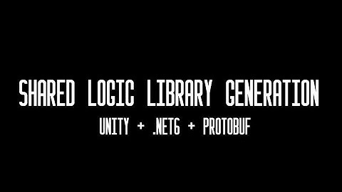 [Unity + Google Protobuf + Net 6.0 dll] How to setup projects for shared logic implementation