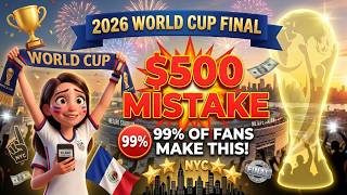 🏆2026 World Cup FINAL: The $500 Mistake 99% of Fans Make!(MetLife Stadium Survival)