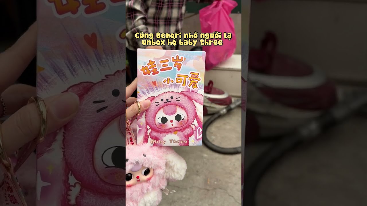 Gấu bông baby three - Người bạn đồng hành tuyệt vời cho trẻ nhỏ