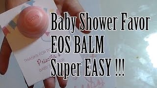 Baby Shower EOS Balm Favor / Cup n Cakes Gourmet - YouTube Baby Shower EOS Balm Favor / Cup n Cakes Gourmet - YouTube