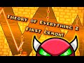Geometry Dash- ToE2 Complete **My First Demon**