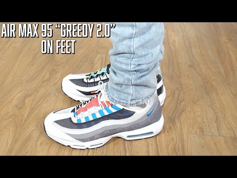 air max 95 aqua on feet
