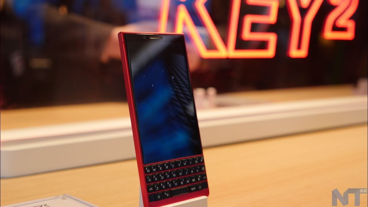 MWC 2019 : prise en main du BlackBerry KEY2 Red Edition