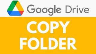 How To Copy a Folder in Google Drive | Duplicate a Folder and Its Contents | Google Drive Tutorial