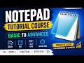 Part-1 Introduction #notepad #computer #software