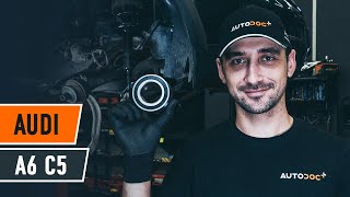 Cum schimbare Set saboti frana de mana AUDI A6 Avant (4B5, C5) - video online gratuit