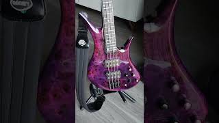 i bought a Legator Helio 4-String Bass Guitar and I'm in love 😍  should I change the strings to pink