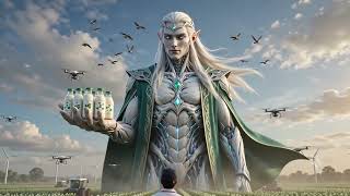 The 400-Foot High Elf: A Cinematic Sci-Fi Fantasy Encounter