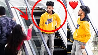 Giving Flying Kiss 😘 || Part - 8 || Strangers On Escalator || Khushi Pandey