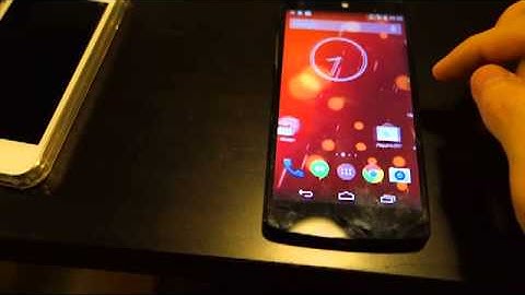 Google Nexus 5 (Android 4.4 KitKat) UI