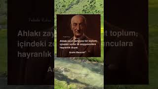 zorba'nın Kahraman hırsızın işini bilir sayıldığı bir toplumda ahlak can çekişiyor demektir...!