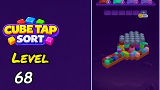 Cube Tap Sort Level 68 Walkthrough