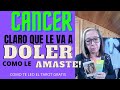 CANCER♋️ES UNA PERSONA MUY INSEGURA || MUCHO QUE LE DOLERA || TANTO QUE LE AMASTE || LO PERDIO ||