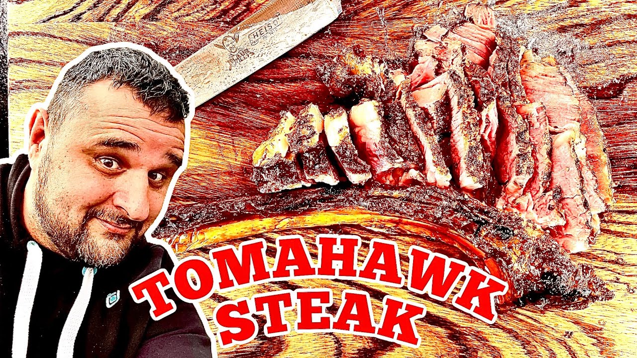 TOMAHAWK STEAK im SMOKER GRILLEN — Klaus grillt