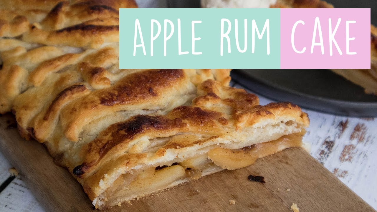 Homemade Apple Rum Cake VEGAN YouTube
