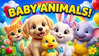 Baby Animals & Colors ππΆ | Fun Learning for Kids | Cute Animal Adventure Baby Animals & Colors ππΆ | Fun Learning for Kids | Cute Animal Adventure