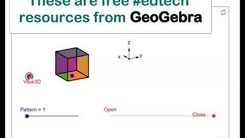 Solids and Nets with GeoGebra!