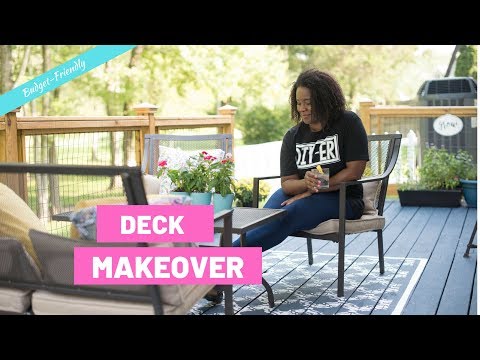 Gorgeous DIY Deck Makeover on a Budget | Outdoor Decorating Ideas | Dramatic Before and After