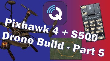 Pixhawk 4 Autonomous Mission (Flight) and Telemetry | Pixhawk 4 + S500 Drone Build Tutorial | Part 5