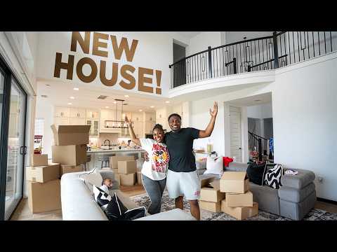 Moving Into Our New House + House Tour! 🏡