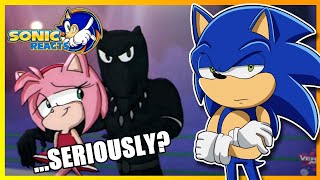 AMY?! SERIOUSLY?! Sonic Reacts Black Panther Vs Sonic - Cartoon Beatbox Battles