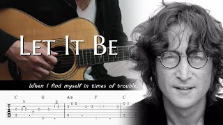 PDF Sample Let It Be - Beatles Fingerstyle Guitar guitar tab & chords by Yuta Ueno.