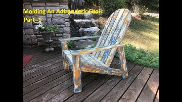Molding my cement Adirondack chair (Part-4)