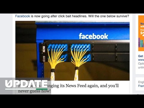 Facebook News Feeds to have less click bait (CNET Update)